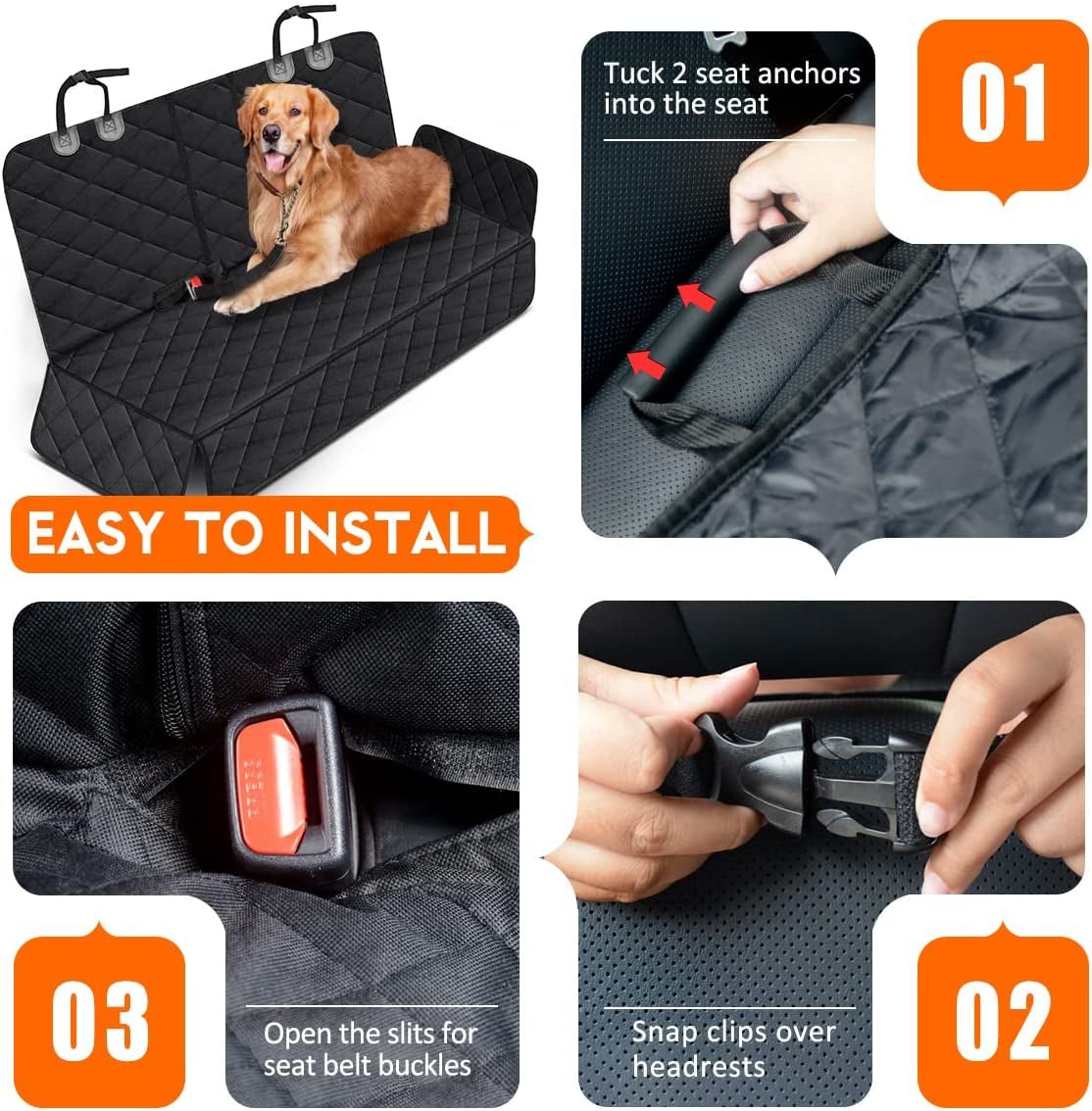 PawGuard Dog Car Seat Cover - Pet Jungle