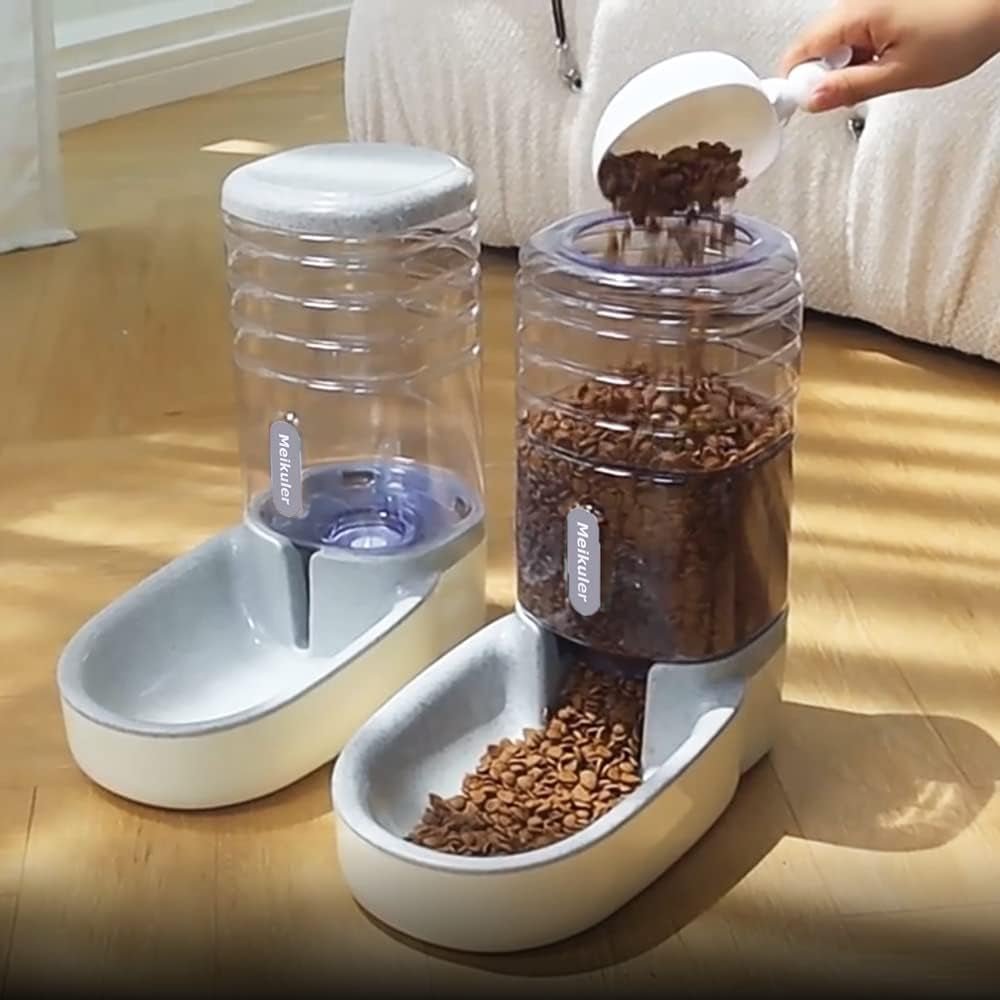 Automatic Pet Food and Water Dispenser - Pet Jungle