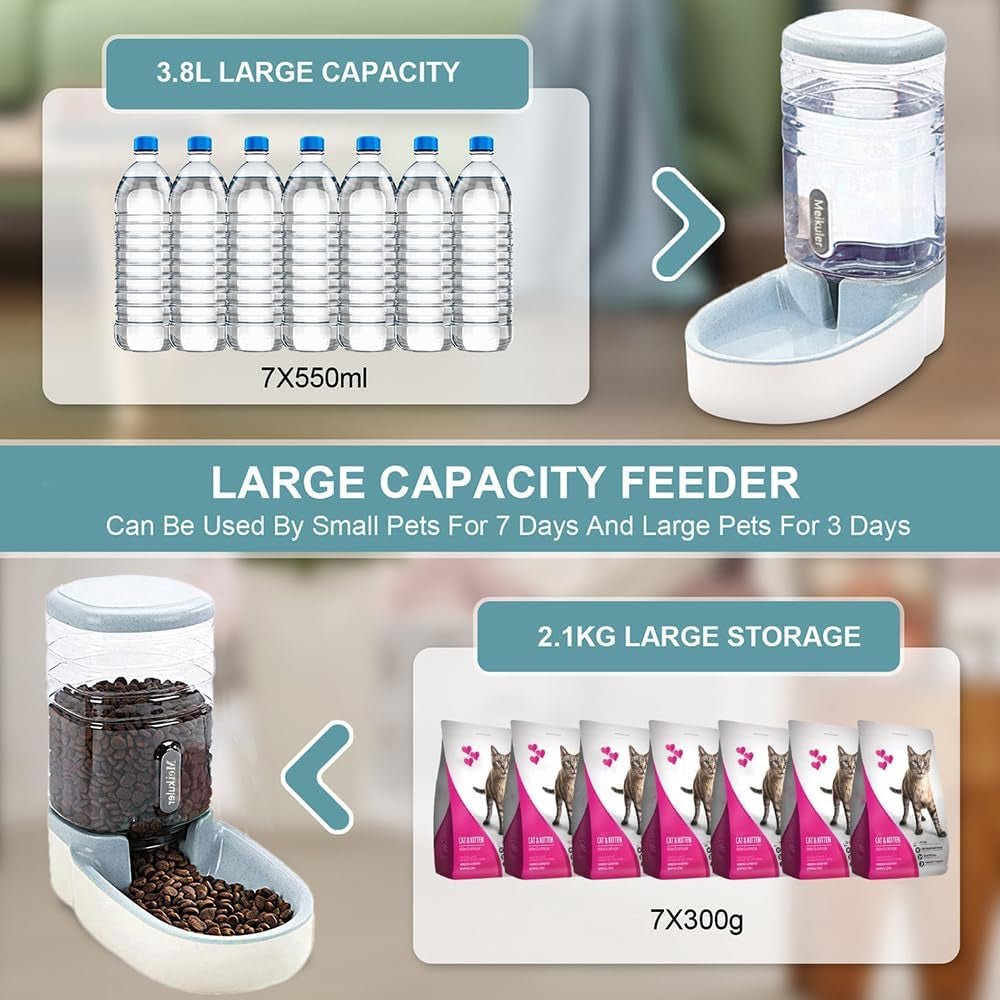 Automatic Pet Food and Water Dispenser - Pet Jungle