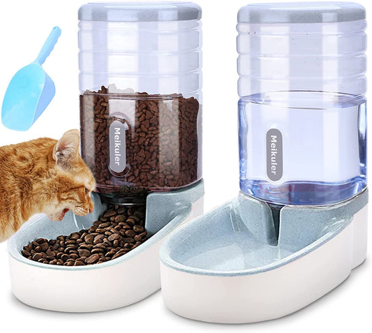 Automatic Pet Food and Water Dispenser - Pet Jungle