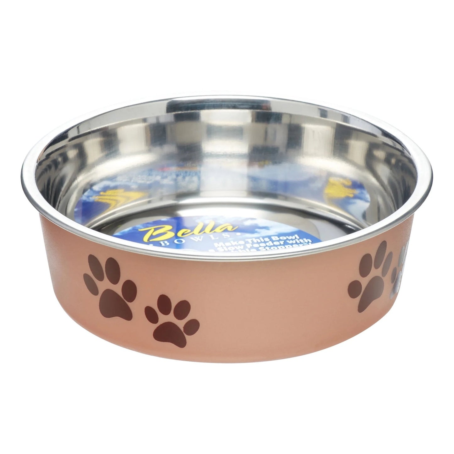 Bella Bowl Small Champagne, 1.0 CT - Pet Jungle