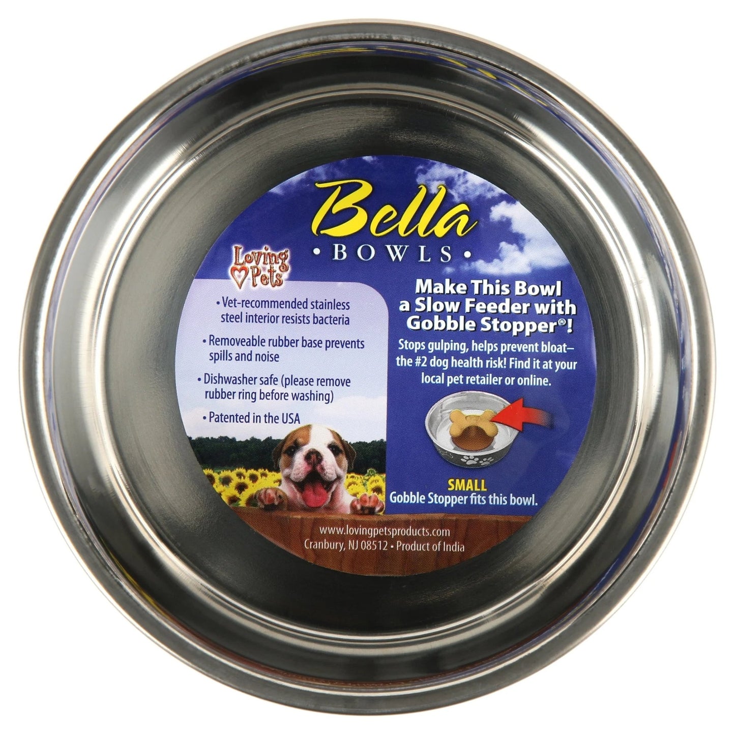 Bella Bowl Small Champagne, 1.0 CT - Pet Jungle