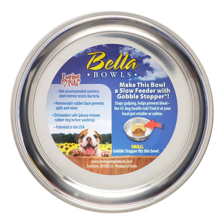 Bella Bowl Small Champagne, 1.0 CT - Pet Jungle